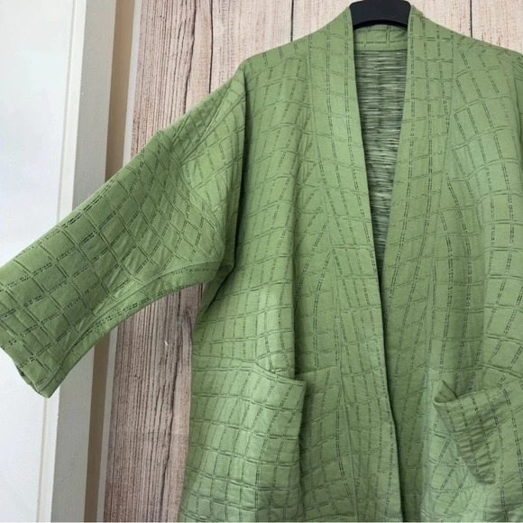 Nike Womens Yoga Therma Fit Jacquard Reversible Oversized Kimono Top XL - Picture 5 of 16